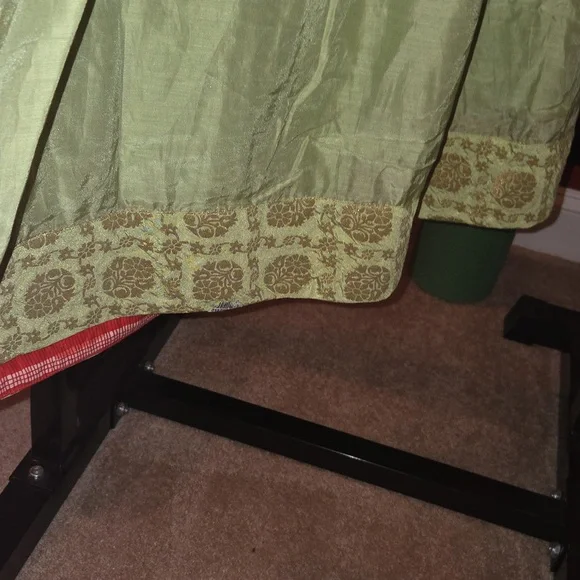 Cotton Anarkali/dress With Embroidered Duster - Picture 2 of 11